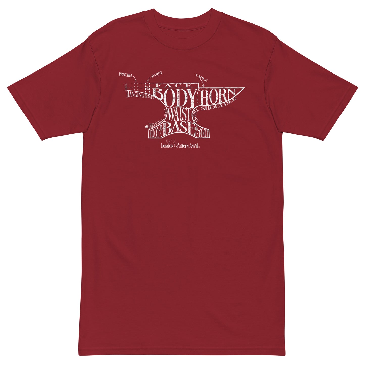 Dirty-Smith-Anvil-Blacksmithing-Shirt-mens-premium-heavyweight-tee-brick-red-front