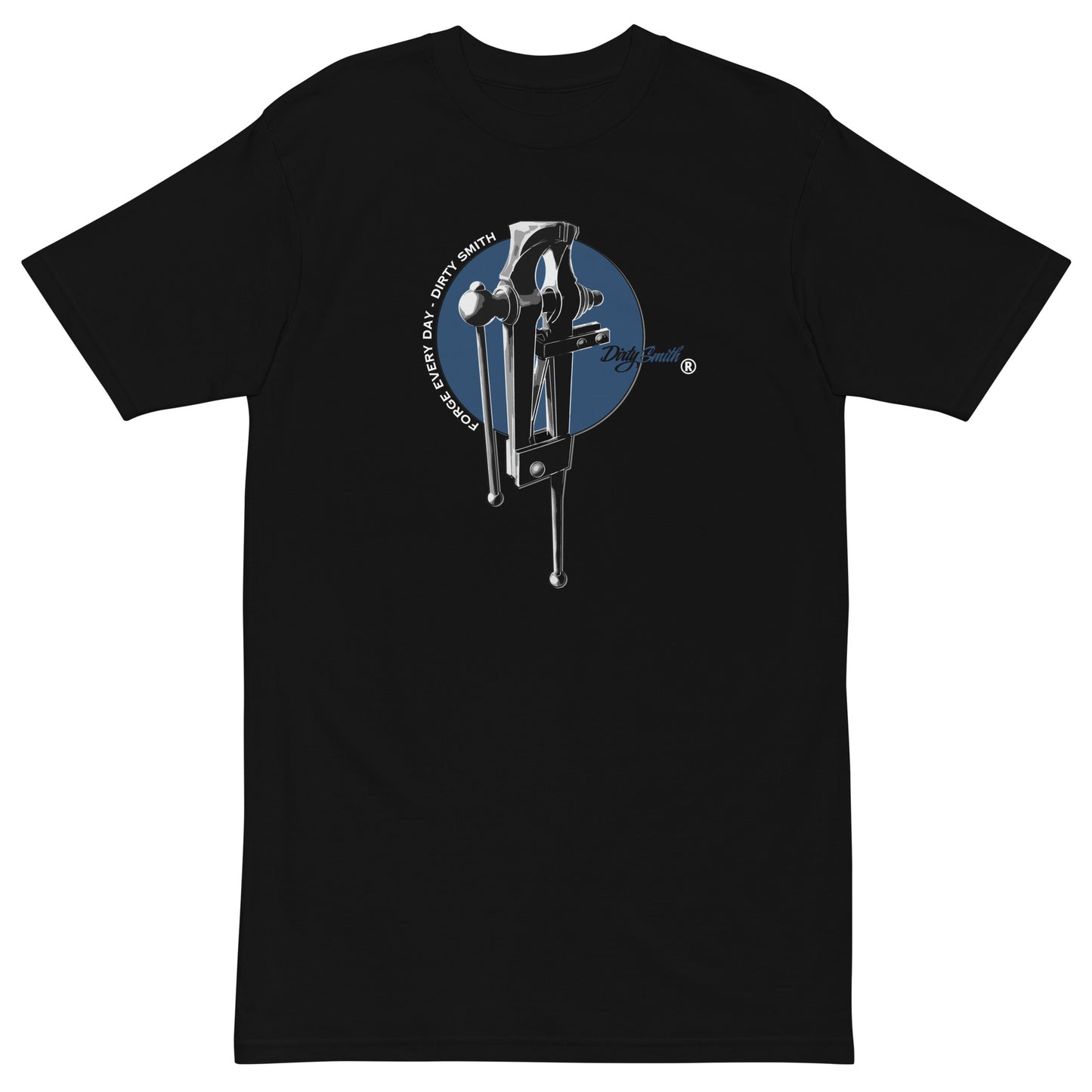 Dirty-Smith-Blacksmithing-Vise-Shirt-premium-heavyweight-tee-black-front