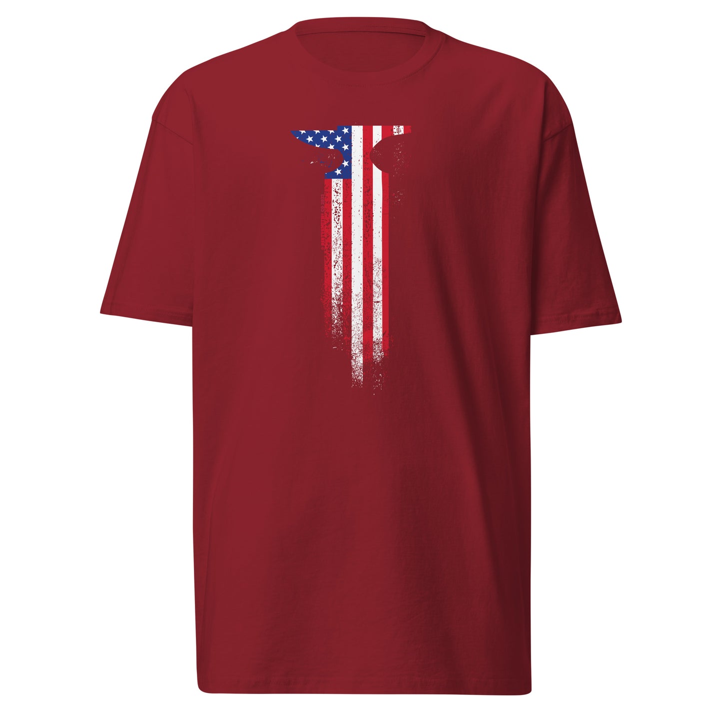 Dirty-Smith-USA-Flag-mens-premium-heavyweight-tee-brick-red-front