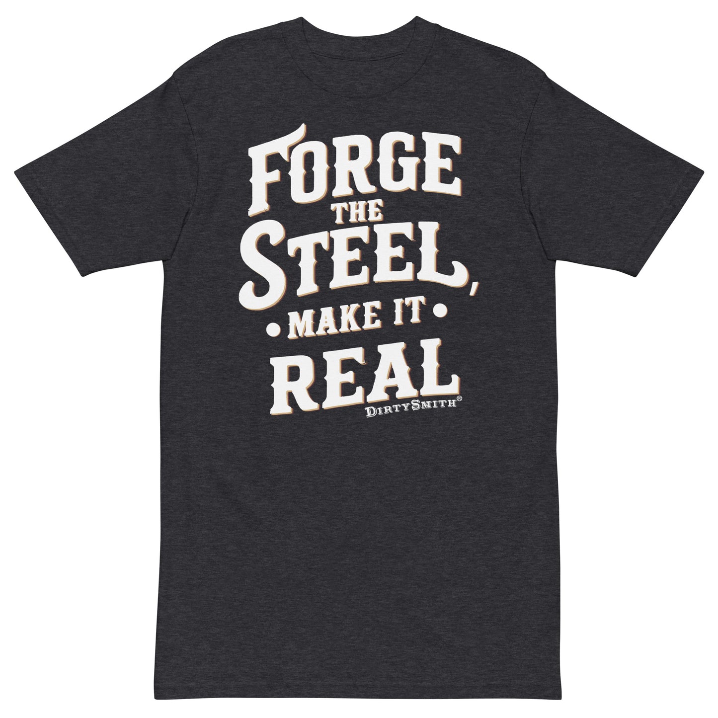 Dirty_Smith_Blacksmith_Shirt_forge_the_steel_premium-heavyweight-tee-charcoal-heather-front