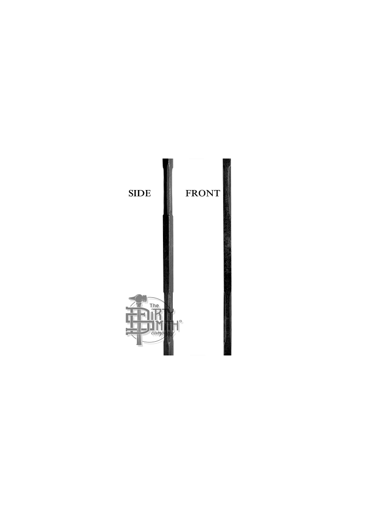 Dirty Smith's Forged Steel Balcony Boxed Balusters
