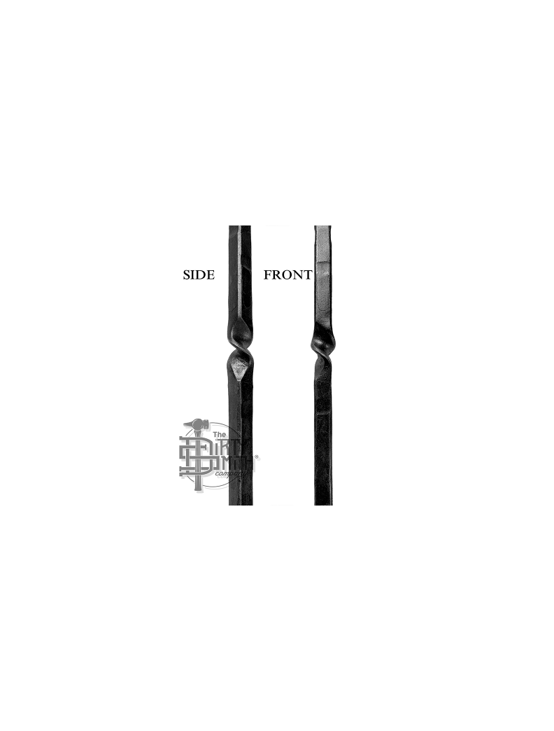 Dirty Smith's Forged Steel Balcony Balusters with the DS Twist