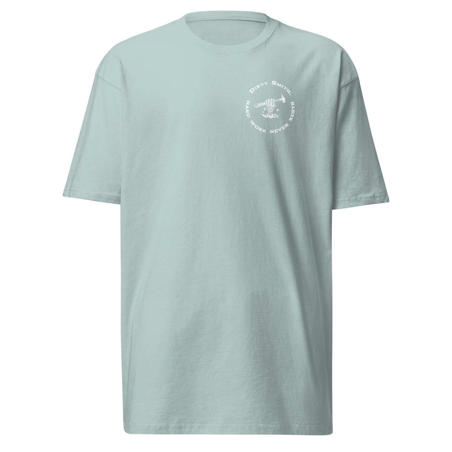 Dirty_Smith_Blacksmith_Shirt_Hard_Work_Never_Rests_Agave_front