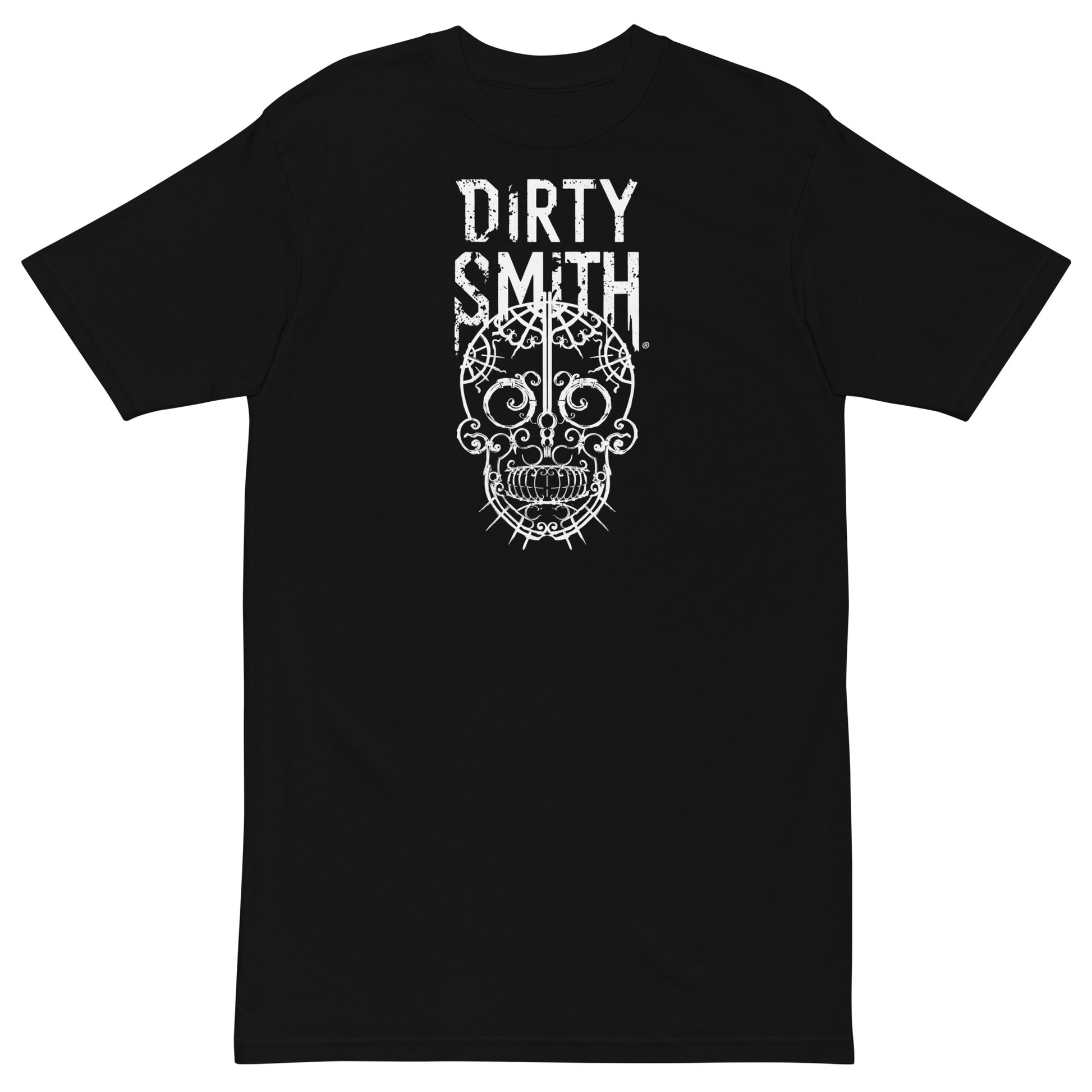 Dirty-Smith-Blacksmith-Shirt-Sugarskull-v1-mens-premium-heavyweight-tee-black-front