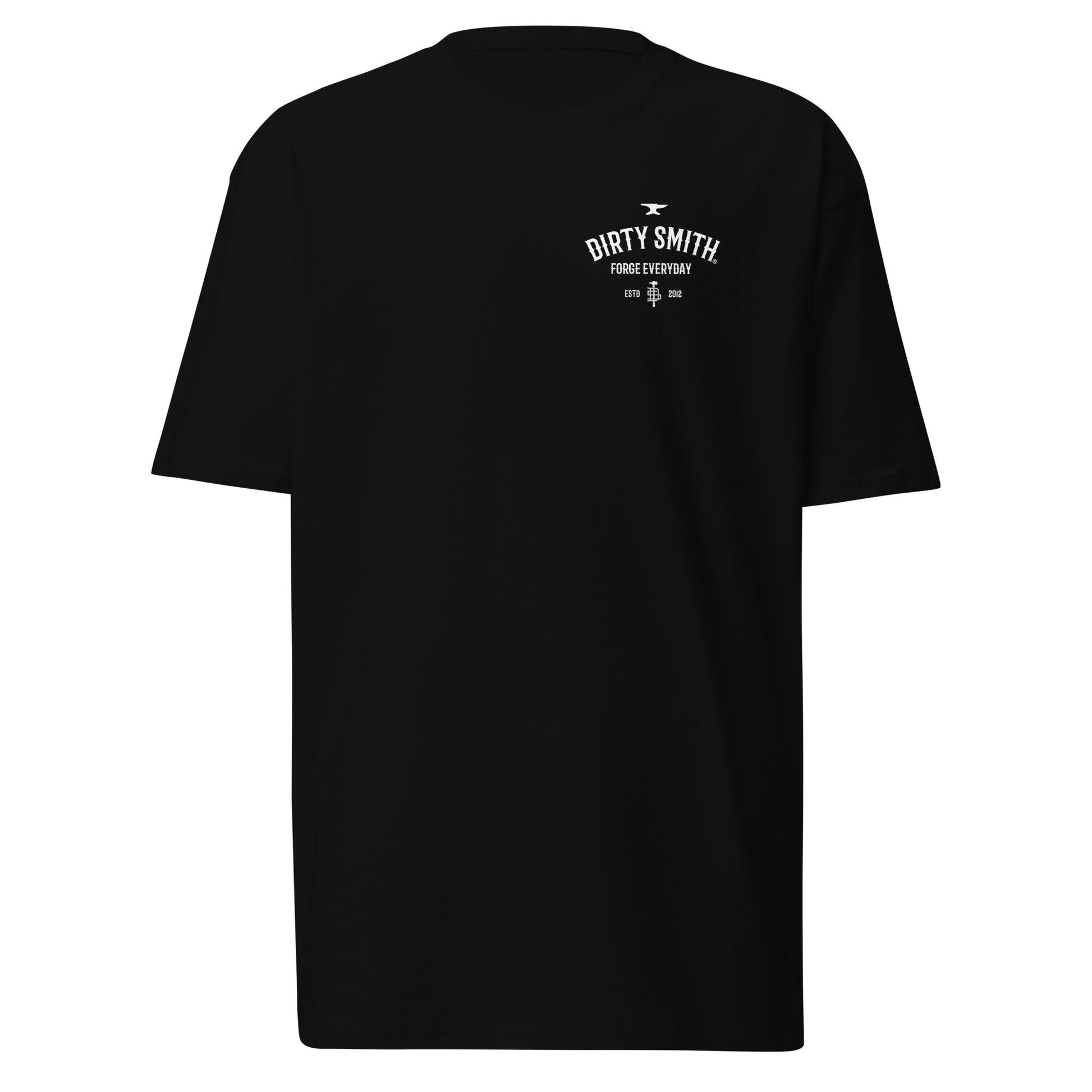 Dirty_Smith_Blacksmith_Shirt_Hammer-of-the-undying_premium-heavyweight-tee-black-front