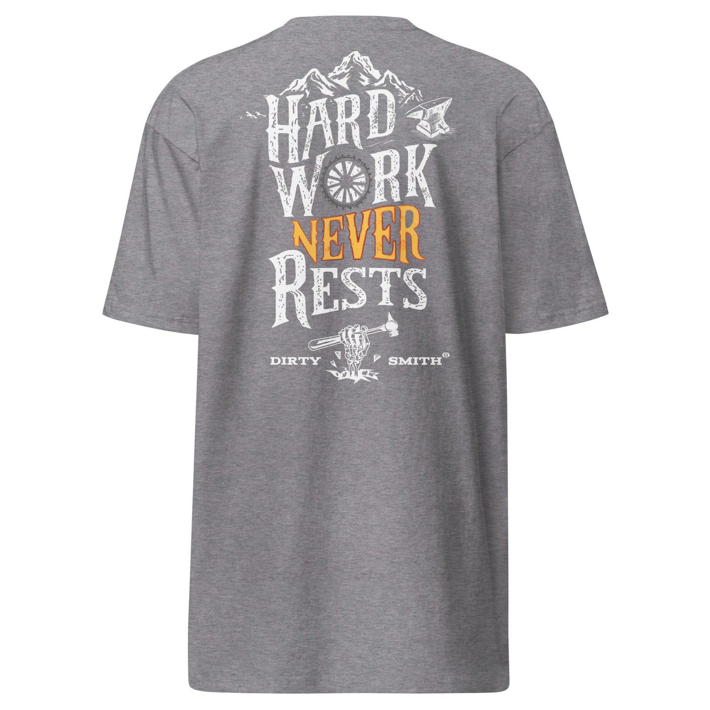 Dirty_Smith_Blacksmith_Shirt_Hard_Work_Never_Rests_tee_carbon_grey_back
