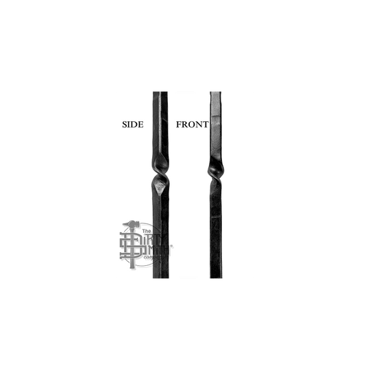 Dirty Smith's Forged Steel Balcony Balusters with the DS Twist